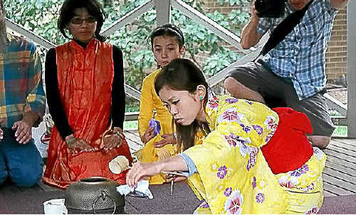 A Japanese tea ceremony at last year’s festival. A Japanese tea ceremony at last year’s festival.